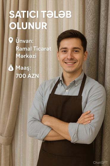 yas heddi olmayan is elanları: Продавец-консультант требуется, Только для мужчин, Любой возраст, 1-2 года опыта, Ежемесячная оплата