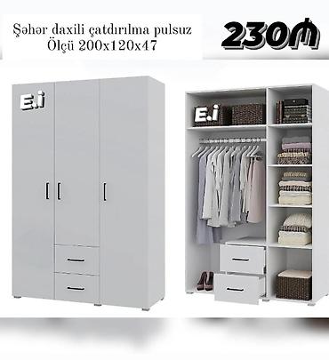 3 qapılı dolab Yep yeni 230 azn rəng seçimi var çatdırılma var