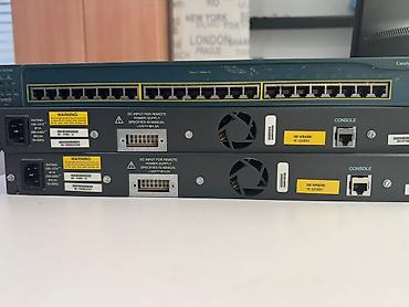 Masaüstü kompüterlər və komponentlər: Təcili olaraq 2-ci əl 4 ədəd Cisco catalyst 2950, 24 portluq swich — 4