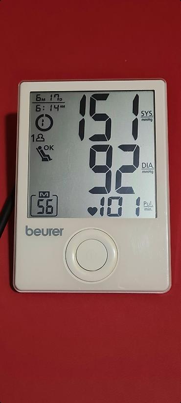 Tonometri: ☆ Prodajem Beurer BM70  automatski merač krvnog pritiska za — 1