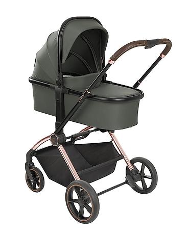 Kolica za bebe: KIKKA BOO Kolica KARA 2u1 – army green (SKU: KKB2) Set 2u1 sa tvrdom — 11
