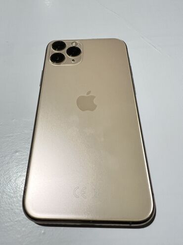 Apple iPhone: IPhone 11 Pro, 256 ГБ, Золотой, Защитное стекло, Чехол, Кабель, 75 %