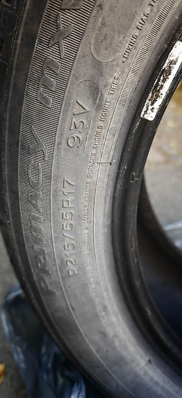 mishlen: Резина б/у на пару месяцев Firestone с одной заплатой Michelin — 8