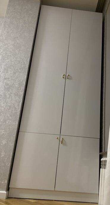 шкаф для стиральной машины в ванной: İşlənmiş, Açılan, 4 qapılı Düz dolab, Qarderob, paltar dolabı
