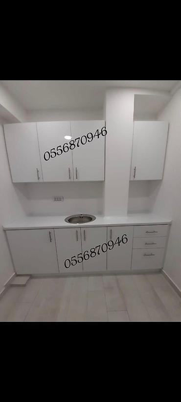 metbex ucun skaf: Sifarişlə mətbəx dəsti, Sadə laminat, Kredit yoxdur, Pulsuz çatdırılma — 5
