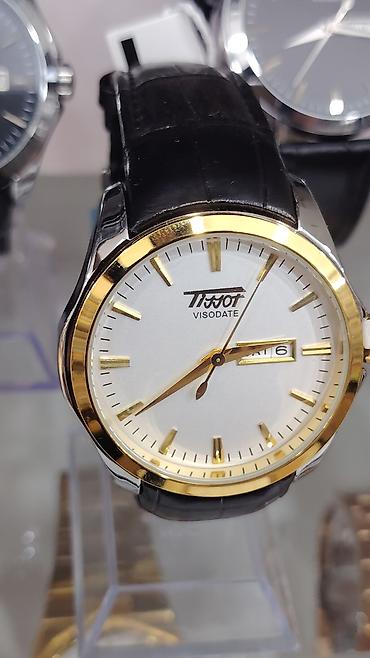 Aksesuarlar: Tissot kişi qol saatları kolleksiyası - Klassik Tissot Visodate: qara — 8
