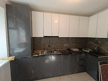 silver kitchen: Кухонный гарнитур угловой, современный дизайн - Планировка — 2