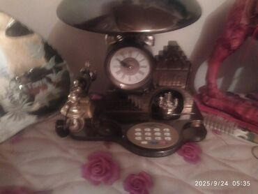 Digər dəstlər və servizlər: Kolleksiya dekor əşyaları və retro telefon saat - Mis və keramikadan — 8