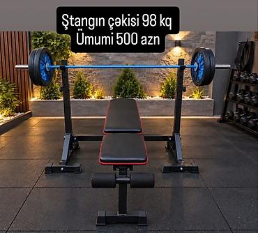 продам гантели бу: Ştangın çəkisi 98 kq 

ünvan Hökməli Atyalı qəsəbəsi — 1