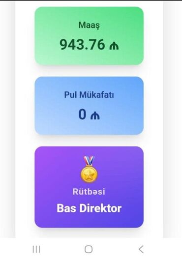 Xanimlarimiz maawi ve pul mukafati bonus sizlerde calisib qazana