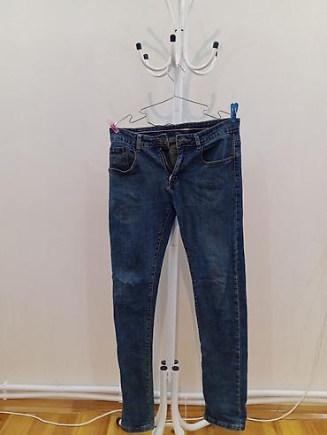 dsq şalvar: Klassik mavi cins şalvar - Model: straight/slim kəsim - Material — 1
