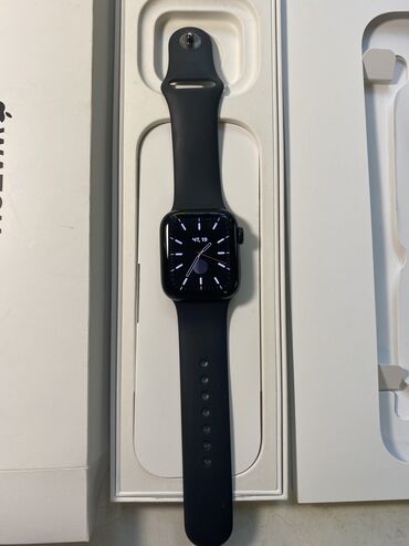 купить смарт часы в рассрочку: Спорттук сааттар саат, Apple (Apple Watch), GPS, Пульсометр, Таймер жана секунда өлчөгүч, Асыл нуска, Унисекс, Колдонулган