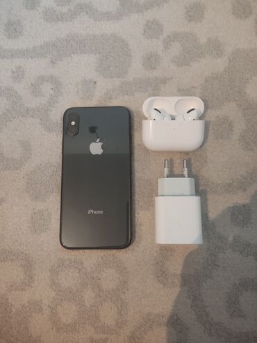 а 10 с: IPhone Xs, Б/у, 256 ГБ, Черный, Зарядное устройство, Защитное стекло, Чехол, 89 %