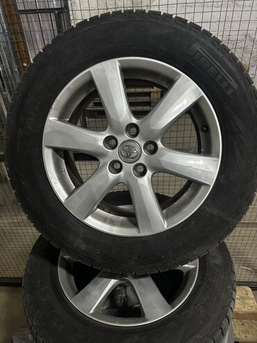 диски на тойота королла: Дөңгөлөктөр монтажда 225 / 65 / R 17, Кыш, Комплект, Жол тандабастар (АТ/МТ), Куйма, тешиктери - 5