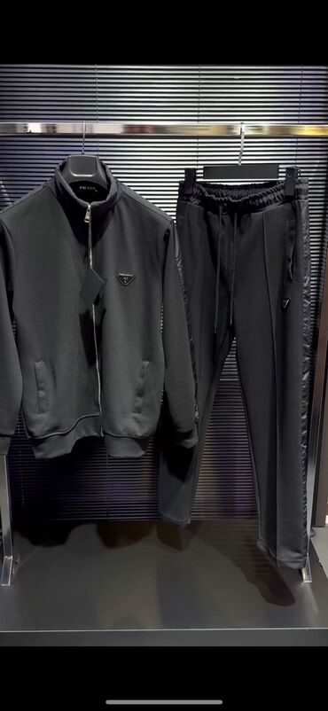 ВАЗ (ЛАДА): Мужской спортивный костюм, Prada, XL (EU 42), цвет - Черный