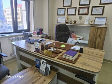 Ofis dəst mebeli: Ofis mebel
stul ve kreslo xaric satilir