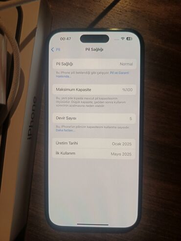 iphone 15 irşad: IPhone 15, 128 GB, Black Titanium, Zəmanət, Kredit, Sənədlərlə