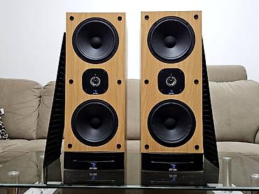 Zvučnici i stereo sistemi: JM Lab stereo zvučnici – podnostojeći, drveni finiš (svetli hrast), sa — 1