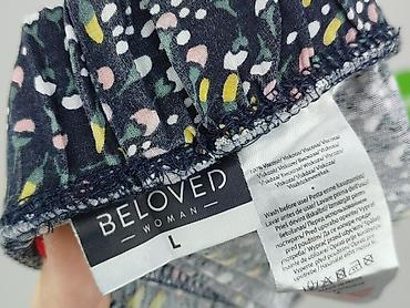 Women: Beloved, Material trousers for women, size L — 5