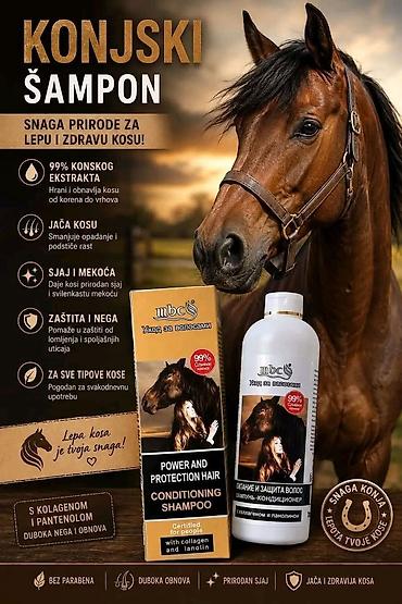 zlatni konj: Konjski šampon MBC – Power and Protection Hair Conditioning Shampoo - — 4