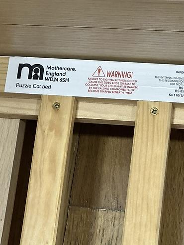 mothercare манеж: Для девочки и мальчика, Б/у, Колыбель, Комод — 3