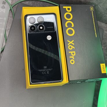 Poco: Poco X6 Pro 5G, Новый, 512 ГБ, цвет - Черный, 1 SIM, eSIM