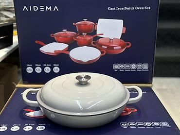 aidema: Набор чугунной посуды AIDEMA — Cast Iron Dutch Oven Set. Состав и — 4