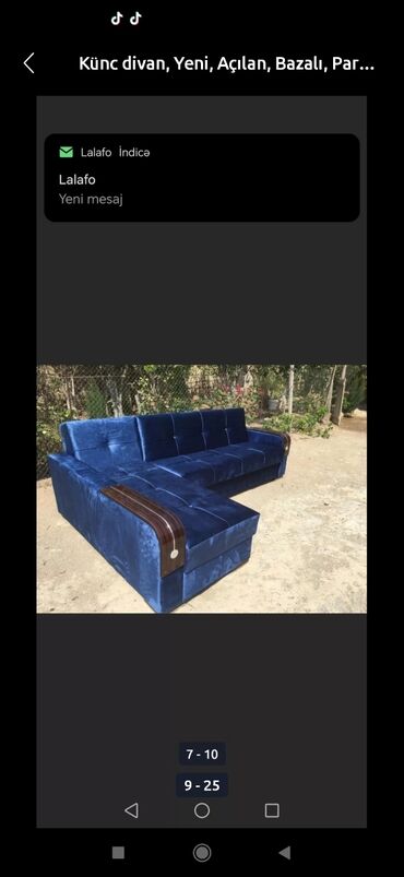 Sifarişlə divanlar: Künc divan, Parça, Bazalı, Açılan, Kitab — 29