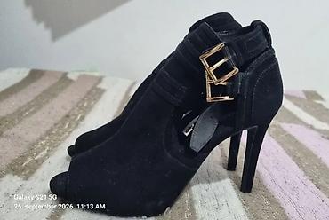 monte bene: Michael Kors ženske sandale/ankle booties na štiklu - Model: peep-toe — 2