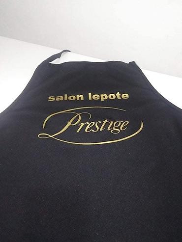 Kuhinjski tekstil: Kecelje personalizovane sa štampom po zelji. Kecelje u živim bojama — 24