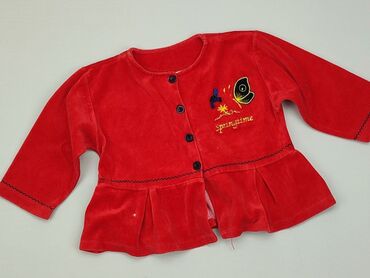 czerwone bluzki wizytowe: Bluza, 12-18 m, stan - Dobry