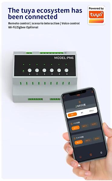 Другие товары для дома: 🌐 6 Kanal 16A WiFi Rele PN6 🌐 6 Канальное WiFi Реле 16А PN6 RSH Tuya — 4