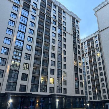 1 комнатная квартира асанбай: 1 комната, 55 м², Элитка, 12 этаж, ПСО (под самоотделку)