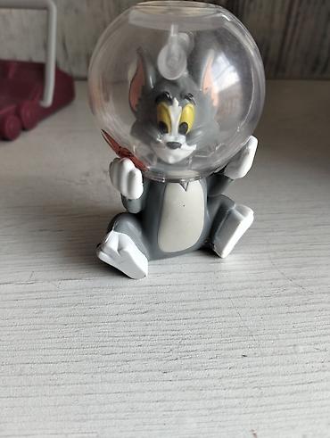robot oyuncaq: Mcdonald's oyuncaqları-Tom və Jerry temalı kiçik fiqurlar dəsti - — 3