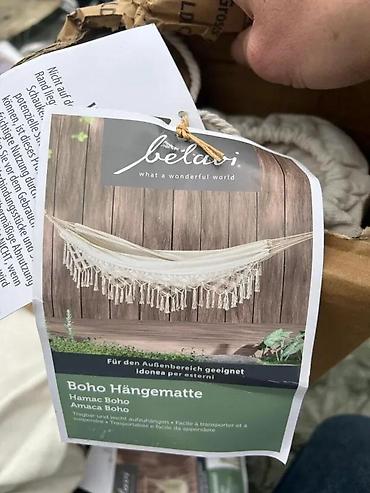 Ležaljke i ljuljaške: Boho viseća ležaljka (hammock) - Dizajn: boho stil sa dekorativnim — 4