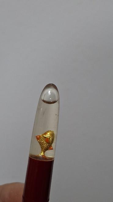 sensor qələm: Qırmızı korpuslu bilyalı qələm - Korpus: parlaq tünd qırmızı plastik — 3