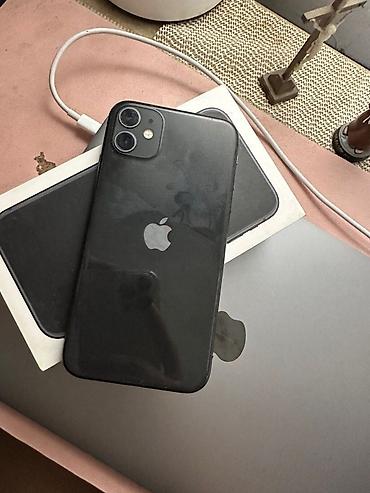 бу чехлы: IPhone 11, Б/у, 128 ГБ, Jet Black, Защитное стекло, Коробка, Чехол — 1