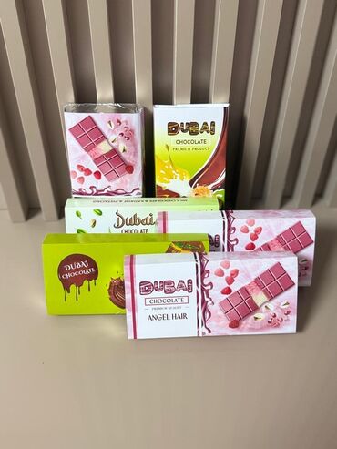 Кондитерские изделия, сладости: Дубайский шоколад с фисташковой пастой 220гр - 900сом Шоколад Волосы — 17
