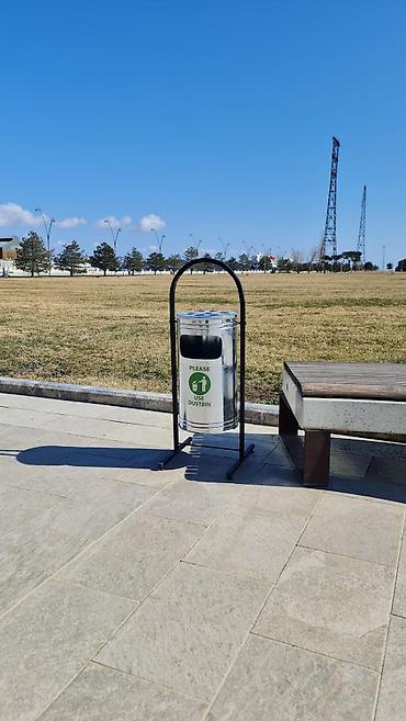 Tullantı qabları: Dəmir Zibil qutusu siqaret üçün dəmir zibil qutusu yerli istehsalimiz — 3