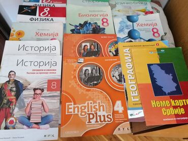 Knjige, časopisi, CD i DVD: Na prodaju knjige za 8 razred
