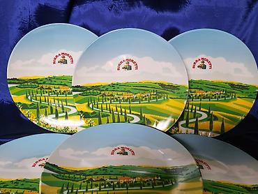 Kuhinjski setovi: Tanjiri 1 novi Birra Moretti porcelanski. Novi tanjiri,slika 7 sa — 1
