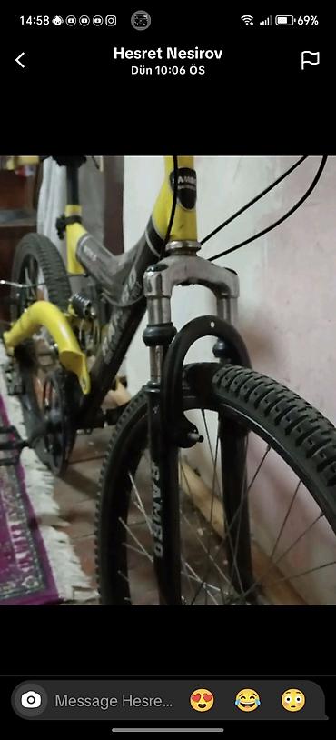 wolf bicycle: Rambo dağ velosipedi – tam asqılı (ön amortizatorlu çəngəl və arxa — 1