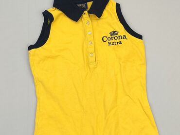 żółty t shirty damskie: Polo shirt, S (EU 36), condition - Good