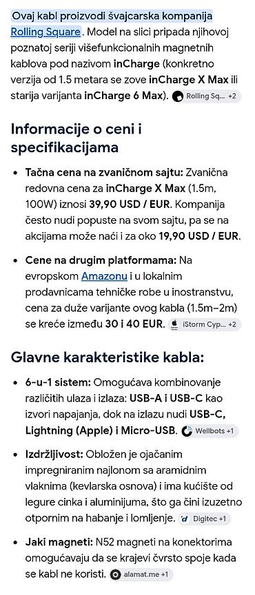 uncharted 3 ps3: Švajcarski jedinstveni USB UNIVERZAL KABL 6u1 Koji je napravljen od — 3