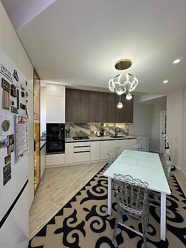 кара балта квартиры аренда: 3 комнаты, 115 м², Элитка, 12 этаж, Евроремонт — 9