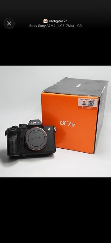 сенсер: Продаю камеру Почти новая Sony Alpha a7 IV (ILCE‑7M4) — только — 2