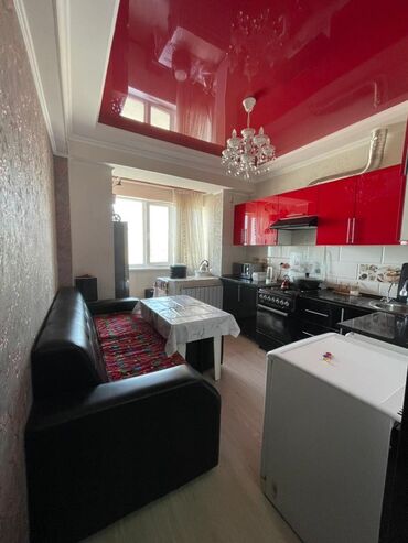 квартира сдаю кызыл аскер: 1 комната, 42 м², Элитка, 9 этаж, Евроремонт