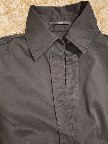 Košulje: Hugo Boss, Pamuk, Jednobojni, bоја - Crna — 5