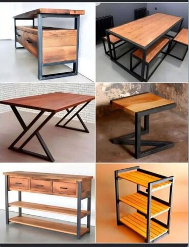 Компьютерные столы: Лофт мебели Столы Стеллажи Кровати Стулья Парты Перегородки — 1