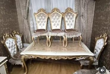 Digər mebel: Masa desti 6 stul 500 manat ünvan Qaraçuxur. Mətiş — 1
